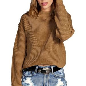 Brown boohoo sweater